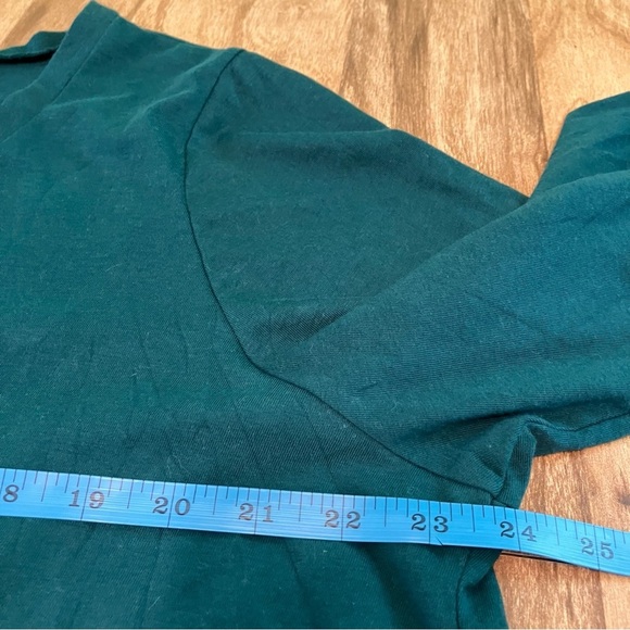 Torrid Classic Fit Aqua Blue Teal Tee Long Sleeve TShirt Womens Plus Size 3 - Picture 4 of 6